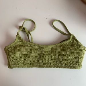 Green bikini top